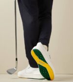 couro branco-aventurina calçados 8Z8F405 homens Cole Haan sapato de golfe da tripulação grandpro - Image 8
