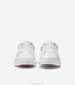 couro branco óptico calçados 8Z8F89 mulheres Cole Haan grande tênis crosscourt - Image 3