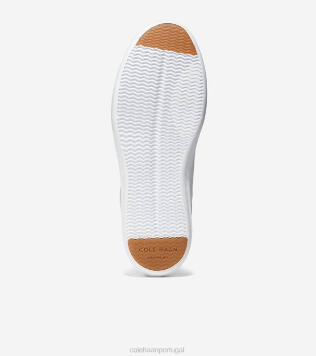couro branco óptico calçados 8Z8F89 mulheres Cole Haan grande tênis crosscourt - Image 7