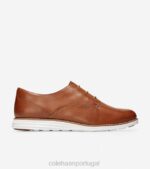 couro de madeira calçados 8Z8F171 mulheres Cole Haan originalgrand plain oxford