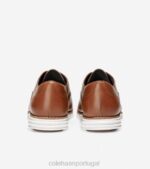 couro de madeira calçados 8Z8F171 mulheres Cole Haan originalgrand plain oxford - Image 3