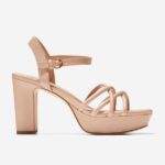 couro nu calçados 8Z8F159 mulheres Cole Haan sandália plataforma grove 95mm