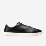 couro preto-branco calçados 8Z8F90 mulheres Cole Haan grande tênis crosscourt