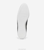 couro preto calçados 8Z8F203 mulheres Cole Haan mocassim com salto grande ambição - Image 7