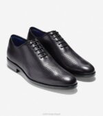 couro preto calçados 8Z8F419 homens Cole Haan Washington Grand Laser Wingtip Oxford - Image 6