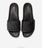 couro preto calçados 8Z8F50 mulheres Cole Haan sandália mojave - Image 4