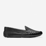 couro preto calçados 8Z8F67 mulheres Cole Haan motorista de evelyn