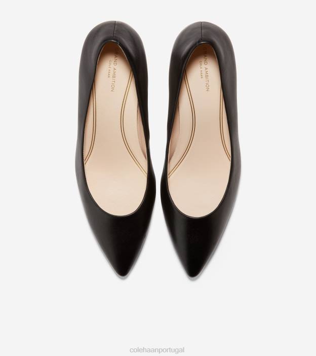 couro preto calçados 8Z8F96 mulheres Cole Haan grande bomba de ambição - Image 4