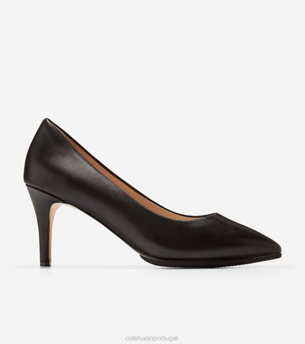 couro preto calçados 8Z8F96 mulheres Cole Haan grande bomba de ambição - Image 1