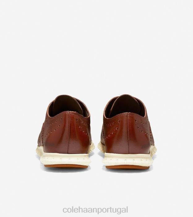 couro woodbury marfim calçados 8Z8F154 mulheres Cole Haan zerogrand ponta de asa oxford - Image 3