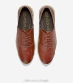 couro woodbury marfim calçados 8Z8F154 mulheres Cole Haan zerogrand ponta de asa oxford - Image 4