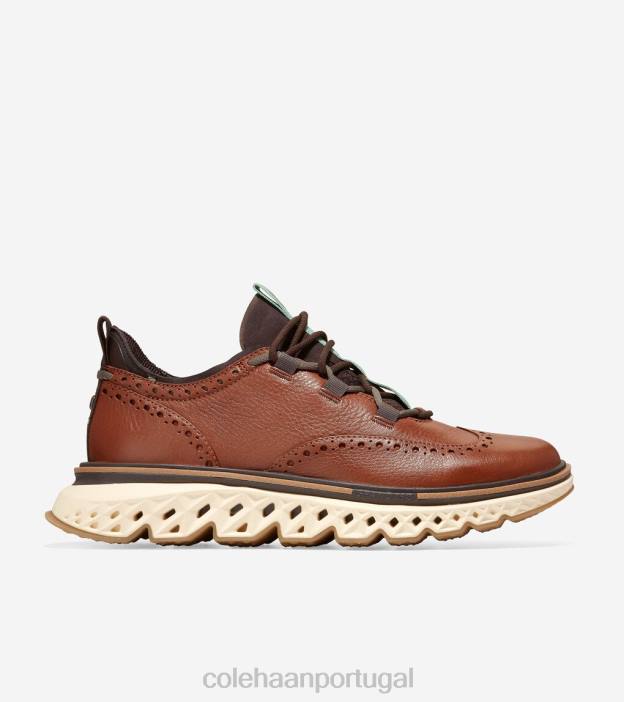 dark sequoia-dark pavimento calçados 8Z8F302 homens Cole Haan 5.zerogrand ponta de asa oxford - Image 1