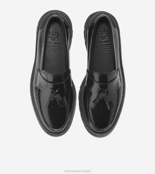 escova preta calçados 8Z8F449 homens Cole Haan mocassim clássico americano tassel - Image 4