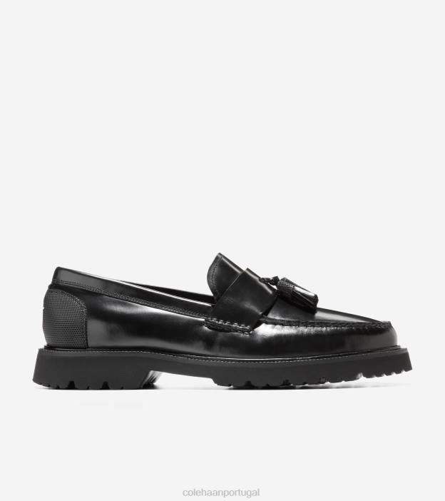 escova preta calçados 8Z8F449 homens Cole Haan mocassim clássico americano tassel - Image 1