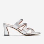 espeto de prata calçados 8Z8F113 mulheres Cole Haan sandália alyse 65mm