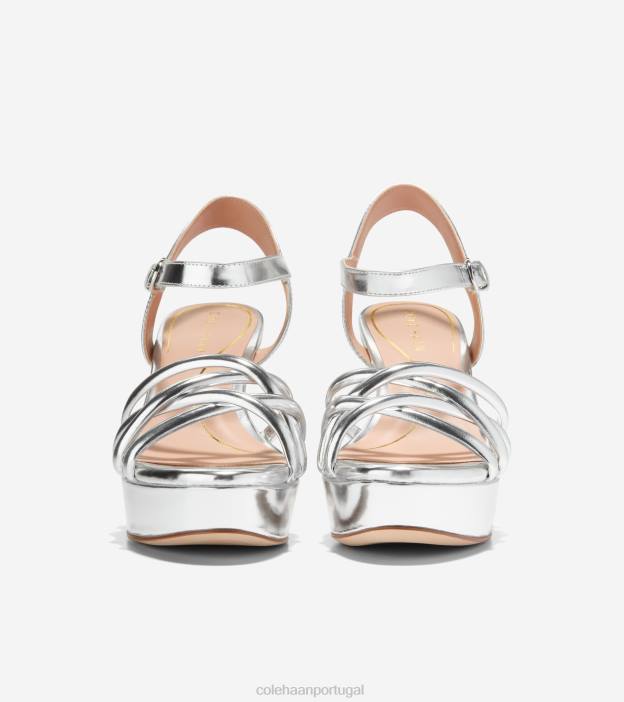 espeto de prata calçados 8Z8F158 mulheres Cole Haan sandália plataforma grove - Image 2