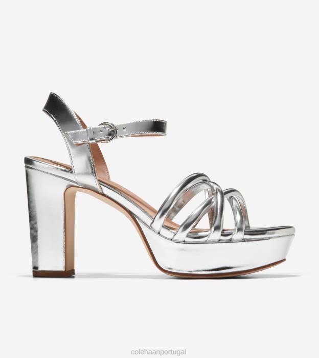 espeto_de_prata_calcados_8z8f158_mulheres_cole_haan_sandalia_plataforma_grove.jpg espeto de prata calçados 8Z8F158 mulheres Cole Haan sandália plataforma grove - Image 1