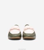 folha de chá-garça-água-de-rosas calçados 8Z8F138 mulheres Cole Haan mocassim york bow - Image 2