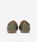 folha de chá-garça-água-de-rosas calçados 8Z8F138 mulheres Cole Haan mocassim york bow - Image 3