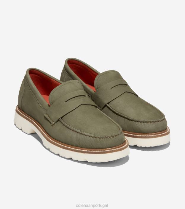 folha de chá garça calçados 8Z8F374 homens Cole Haan penny loafer clássico americano - Image 6