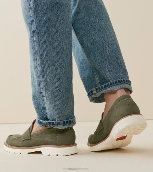 folha de chá garça calçados 8Z8F374 homens Cole Haan penny loafer clássico americano - Image 8