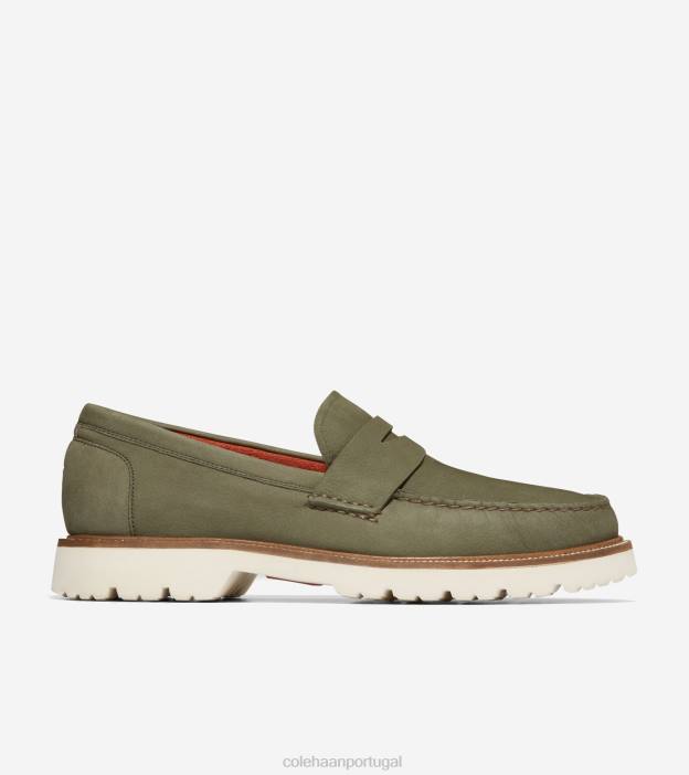 folha de chá garça calçados 8Z8F374 homens Cole Haan penny loafer clássico americano - Image 1