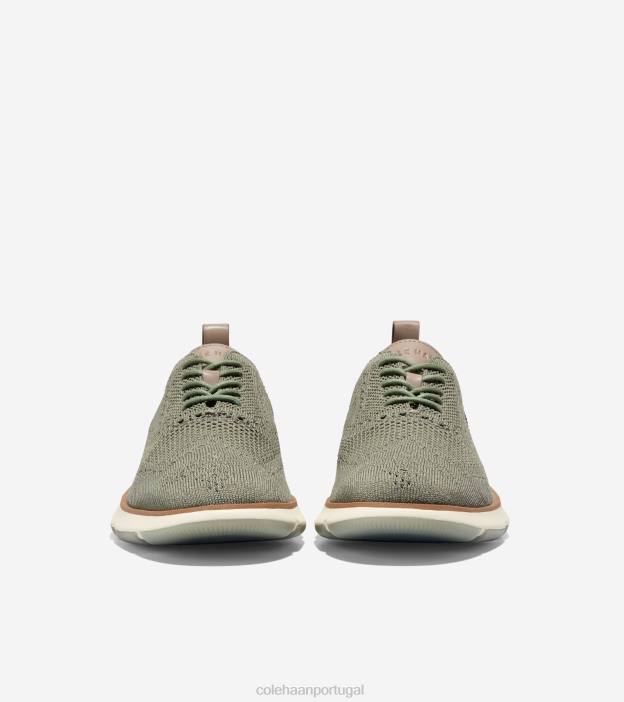 folha de chá-óleo verde calçados 8Z8F360 homens Cole Haan 4.zerogrand oxford - Image 2