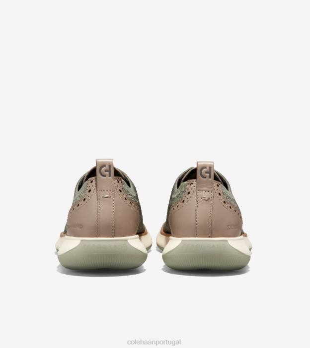 folha de chá-óleo verde calçados 8Z8F360 homens Cole Haan 4.zerogrand oxford - Image 3