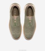 folha de chá-óleo verde calçados 8Z8F360 homens Cole Haan 4.zerogrand oxford - Image 4