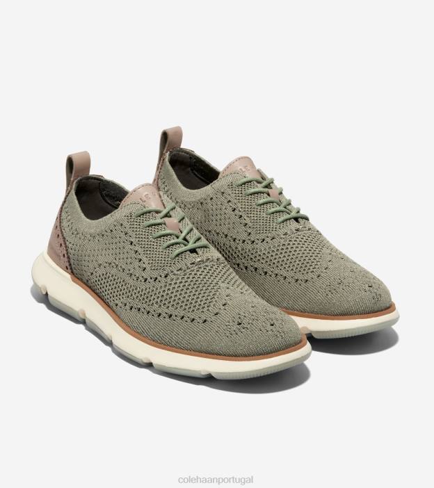 folha de chá-óleo verde calçados 8Z8F360 homens Cole Haan 4.zerogrand oxford - Image 5