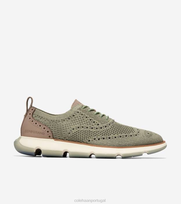folha de chá-óleo verde calçados 8Z8F360 homens Cole Haan 4.zerogrand oxford - Image 1