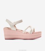 fumaça rosa marfim calçados 8Z8F117 mulheres Cole Haan cunha plana de grande ambição addison