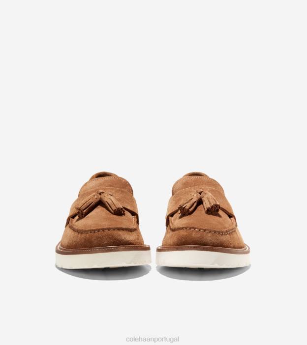 garça-real dourada calçados 8Z8F450 homens Cole Haan mocassim clássico americano tassel - Image 3