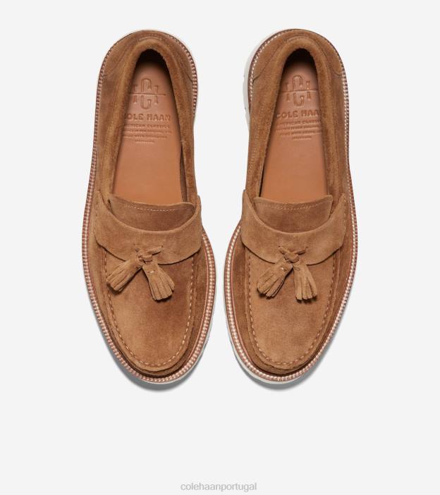 garça-real dourada calçados 8Z8F450 homens Cole Haan mocassim clássico americano tassel - Image 5