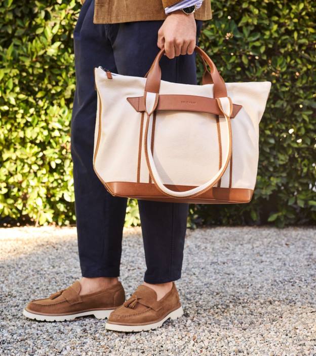 garça-real dourada calçados 8Z8F450 homens Cole Haan mocassim clássico americano tassel - Image 8