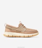 gergelim-duna-marfim calçados 8Z8F258 homens Cole Haan 4. sapato de barco de regata zerogrand
