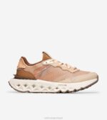 gergelim-pêssego penugem-marfim calçados 8Z8F184 mulheres Cole Haan 5. tênis de corrida zerogrand