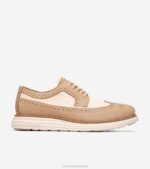 gergelim seersucker-marfim calçados 8Z8F323 homens Cole Haan originalgrand remasterizado longwing oxford