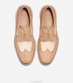 gergelim seersucker-marfim calçados 8Z8F323 homens Cole Haan originalgrand remasterizado longwing oxford - Image 5