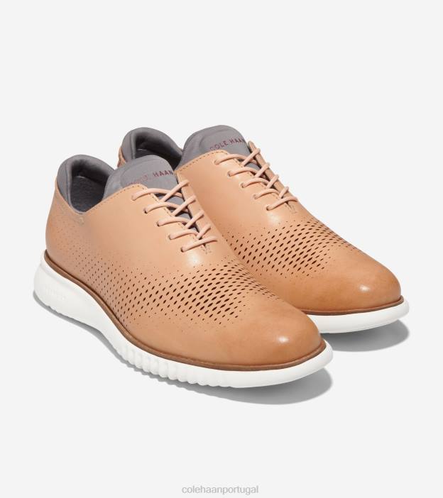 horizonte de marfim bronzeado branqueado calçados 8Z8F267 homens Cole Haan 2.zerogrand laser ponta de asa oxford - Image 5