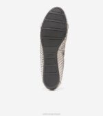 impressão de cobra redonda preto e branco calçados 8Z8F131 mulheres Cole Haan balé arco tova - Image 4