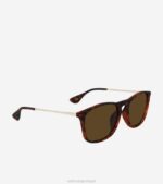 impressão de tartaruga acessórios 8Z8F583 homens Cole Haan óculos de sol quadrados retrô - Image 4