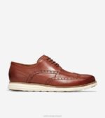 madeira de marfim calçados 8Z8F285 homens Cole Haan originalgrand wingtip oxford