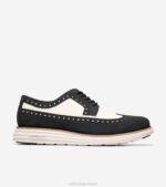 marfim negro calçados 8Z8F326 homens Cole Haan originalgrand remasterizado longwing oxford