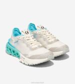 marfim-prata birch-turquesa-caribe azul calçados 8Z8F243 mulheres Cole Haan 5. tênis de corrida zerogrand embrostitch - Image 6