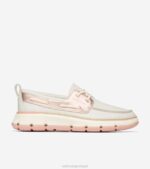 marfim-rosewater-metálico-rosecloud calçados 8Z8F18 mulheres Cole Haan 4. sapato de barco de regata zerogrand