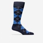 marinha acessórios 8Z8F600 homens Cole Haan meias clássicas da tripulação argyle