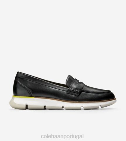 mola de enxofre negro calçados 8Z8F172 mulheres Cole Haan 4. mocassim zerogrand
