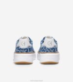 monograma denim jacquard-óptico branco calçados 8Z8F23 mulheres Cole Haan tênis grandpro topspin - Image 3