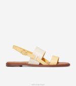 neblina dourada marfim calçados 8Z8F82 mulheres Cole Haan sandália flat flynn
